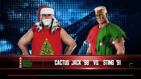 Mick Foley Vs Sting Christmas Championship Tournament Youtube