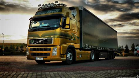 Golden Volvo Takuache Truck Hd Cars Wallpapers Hd