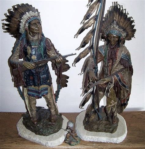 Magnificent Original Museum Quality 1895 Circa Carl Kauba’s Native American Warriors “wa