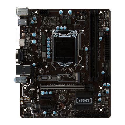 Msi B250m Pro Vh Intel B250 Socket 1151 Ddr4 Micro Atx Motherboard