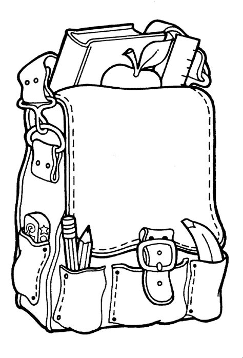 Top 10 Beautiful and Highly Detailed Backpack Coloring Pages - Coloring