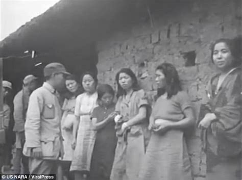 first footage of ww2 sex slaves who still shame japan daily mail online