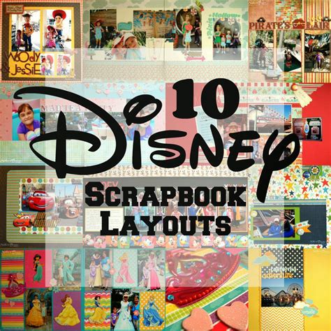 Silver Boxes 10 Disney Scrapbook Layouts