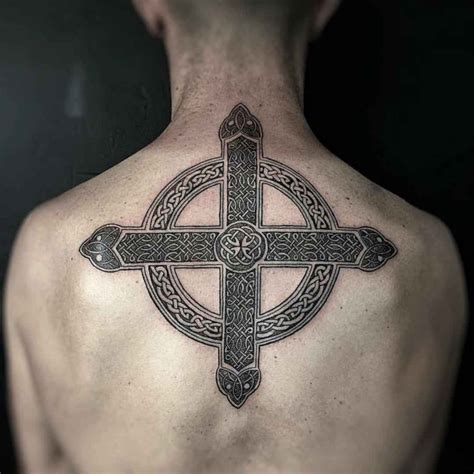 Celtic Cross Tattoo Back Best Tattoo Ideas Gallery
