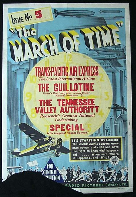 1933 Australian Newsreel March Of Time Orginal Movie Poster Moviemem