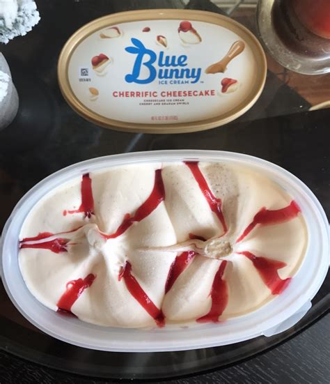 Review Blue Bunny Cherrific Cheesecake Ice Cream Junk Banter