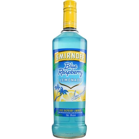 Smirnoff Blue Raspberry Lemonade Vodka 750 Ml Bottle