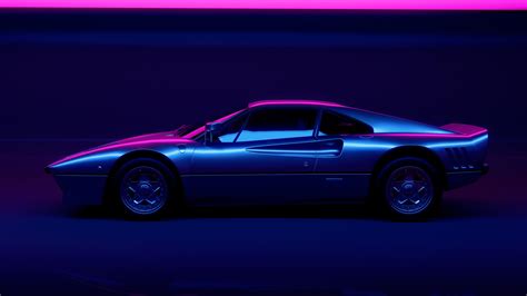 Neon Automobile Studio Hd Wallpaper