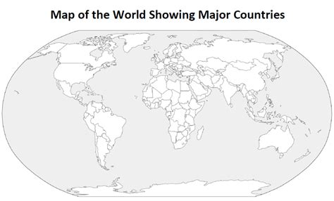 Map Of The World World Map With Countries