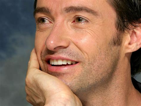 Hugh michael jackman was born on october 12, 1968, in sydney, australia. Hugh Jackman smiling wallpapers and images - wallpapers ...