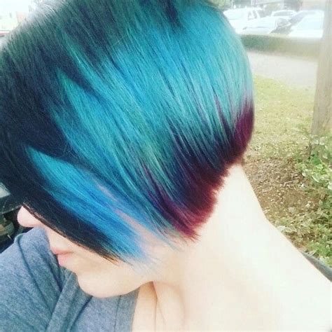 Love my teal and purple hair! | Teal and purple hair, Long ...