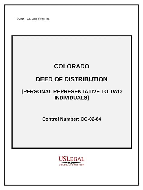 Deed Personal Representative Form Fill Out And Sign Printable Pdf