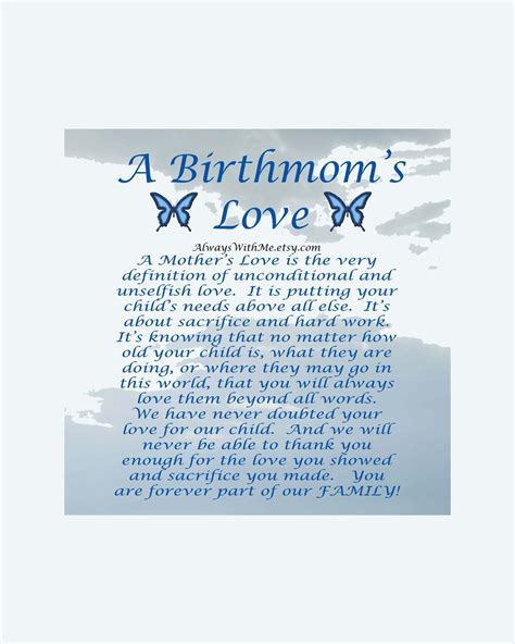 Letter To Birth Mother From Foster Parents Mothersf