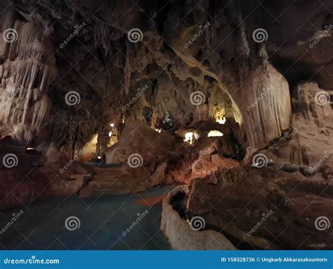 Amazing Cave In Thailand At Wat Tham Pu Wah Stock Photo Image Of Tham