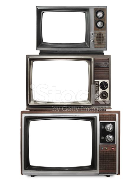 Tv Stack With Clipping Paths Stock Photo Royalty Free Freeimages