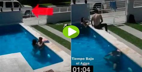 Pillada De Las Grandes La Mujer Y El Amante En La Piscina Estopalwasap Com