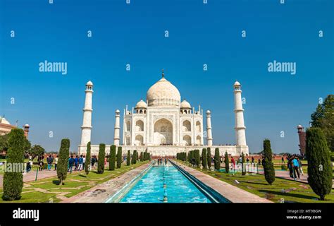 The Taj Mahal The Most Famous Monument Of India Agra Uttar Pradesh