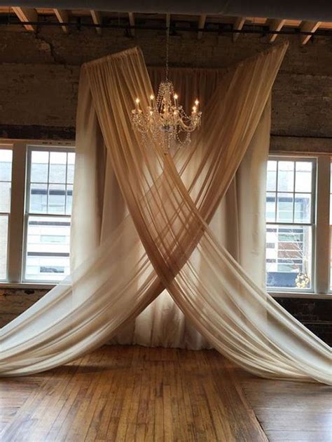 Trending 20 Gorgeous Wedding Ceremony Ideas With Draped Fabric For 2019