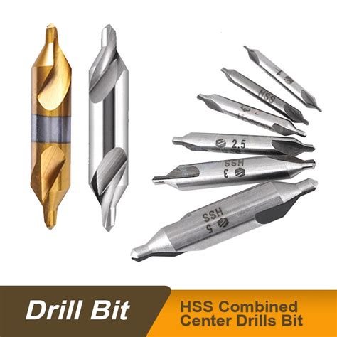 Hss Combined Center Drills Bit 60degree Countersinks Angle Drill Bits