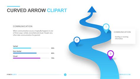 Powerpoint Curved Arrow Clip Art