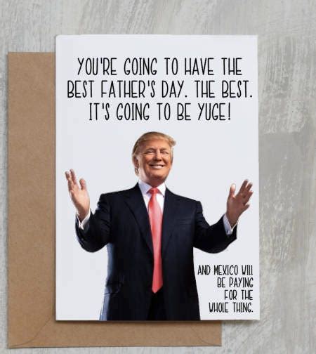 The Best Father S Day Donald Trump Card Funny