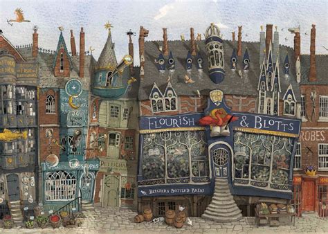 The Magic Of Jim Kays Art Is In Its Mischievous Detail Harry Potter