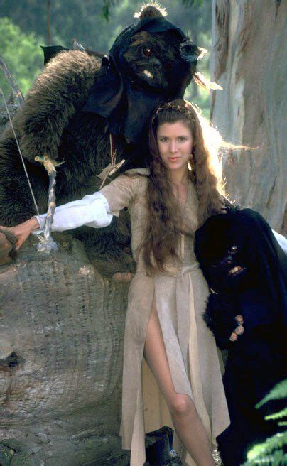 Publicity Images Of Carrie Fisher For RETURN OF THE JEDI 1983 Star