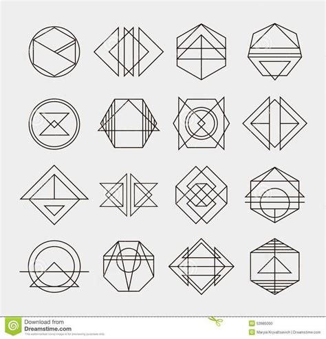 Endemic World Modern Graphic Posters Geometric Logo Geometric Art