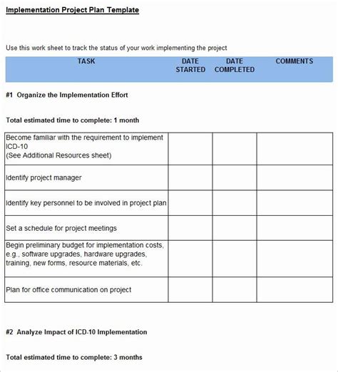 In this article, you'll learn Project Implementation Plan Template Unique Project ...