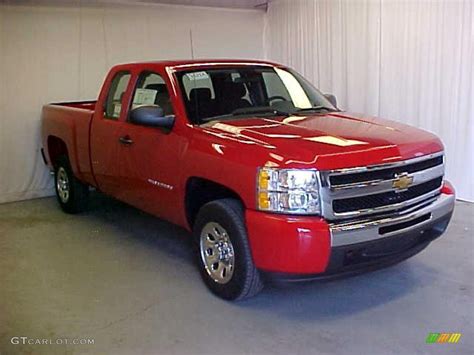 2011 Victory Red Chevrolet Silverado 1500 Extended Cab 45450211 Photo