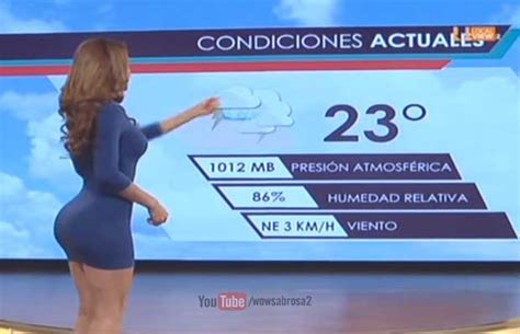 mexican weather girl breaks the internet
