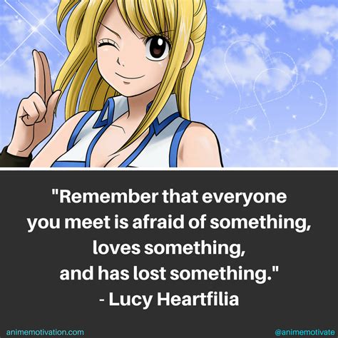 Lucy Heartfilia Said It Best Fairy Tail Quotes Fairy Tail Fairy