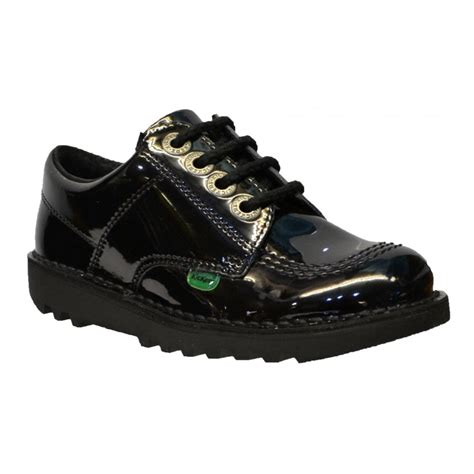 Trending in the shoekicker community. Kickers Kickers Kick Lo Core JF Junior Girls Patent Black ...