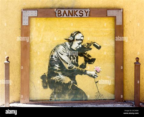 Banksy Mural In Downtown Park City Utah Usa Stock Photo Alamy