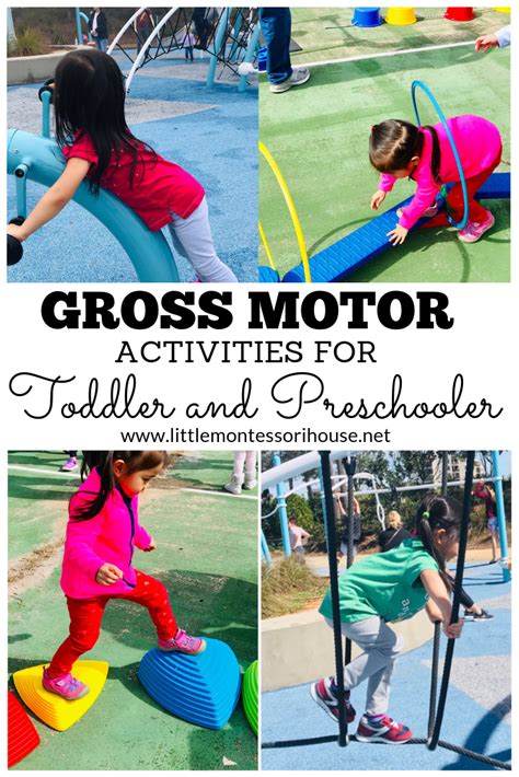Gross Motor Activities For Toddler And Preschooler The Little