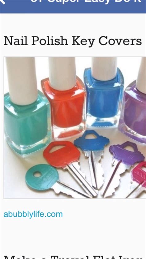 Use Nail Polish To Identify Different Keys Musely