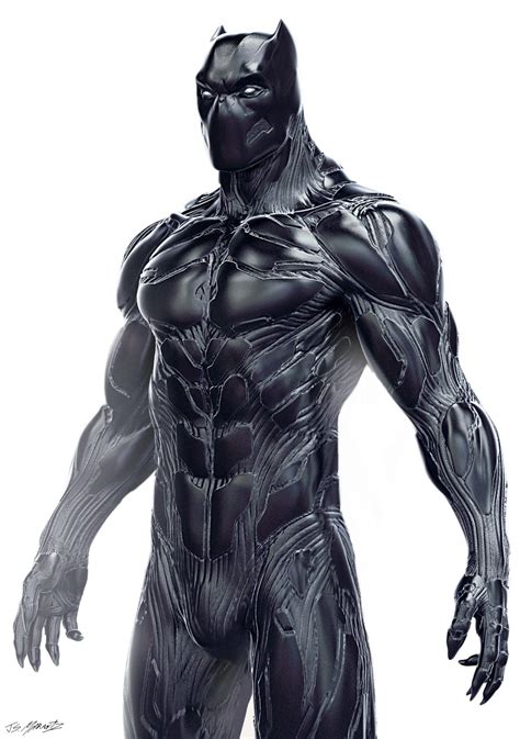 Early Black Panther Concept Designs Revealed Captain America Civil War