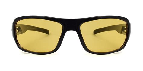 Elisian Yellow Tinted Wraparound Sunglasses S59c2377 ₹1800