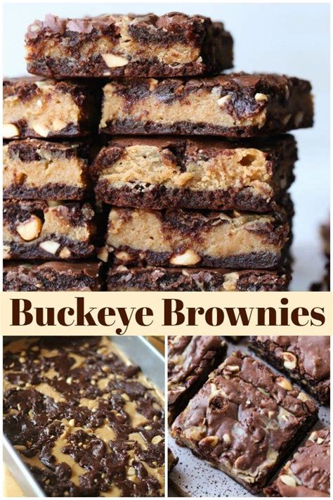 Buckeye Brownies An Easy Peanut Butter And Chocolate Brownie Recipe