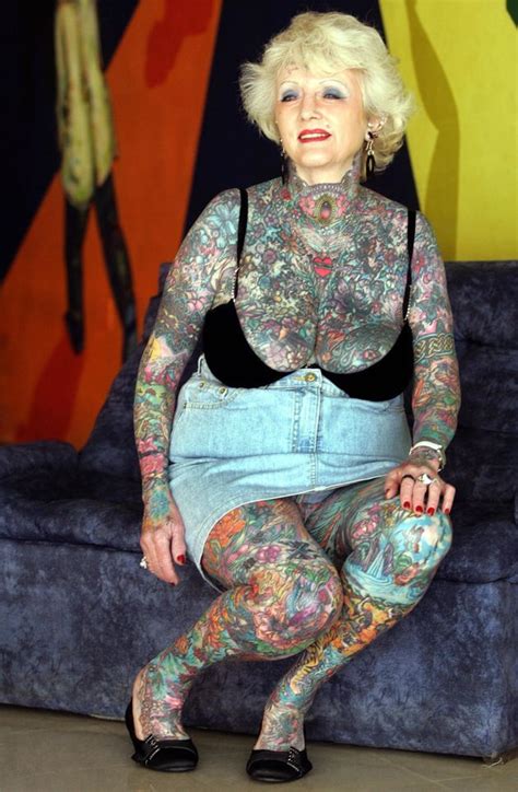 Isobel Varley Worlds Most Tattooed Female Senior Remembered