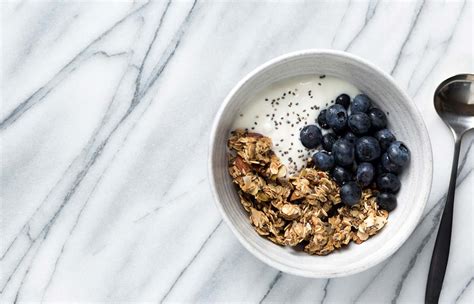Granola Yogurt Breakfast Bowl Savory Simple