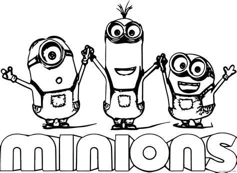 Minion Coloring Pages Best Coloring Pages For Kids Minion Coloring