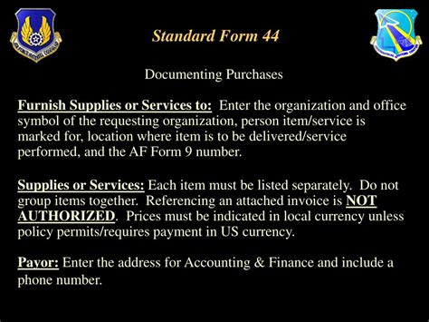 Ppt Standard Form 44 Powerpoint Presentation Free Download Id6593369