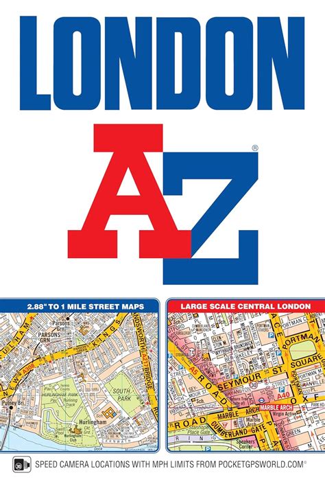 London A Z Street Atlas Paperback Az Maps Amazones Libros