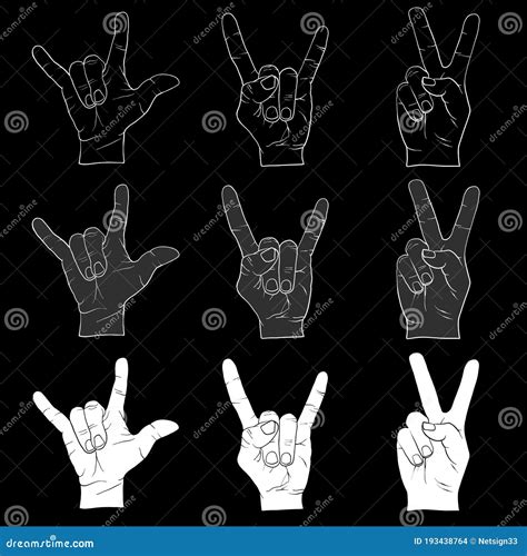 Three Finger Salute Sign Isolated On Transparent Background Vector