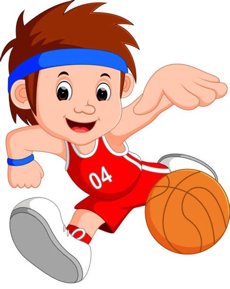 Best Kid Shooting Basketball Illustrations Royalty Free Vector