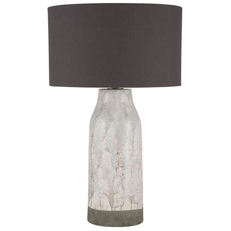 Milano Marble Effect Table Lamp H66 X W40 X D40cm Bottle Shaped Base