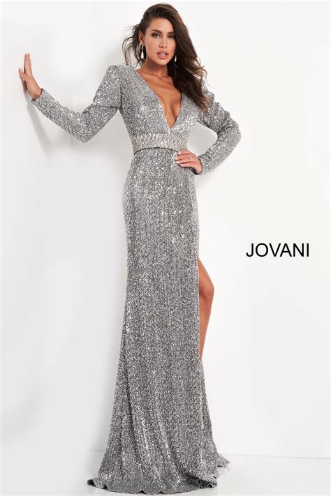 jovani 05946 long sleeve mob and evening dress