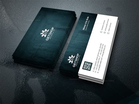 Fabric Modern Corporate Business Card Template 000926