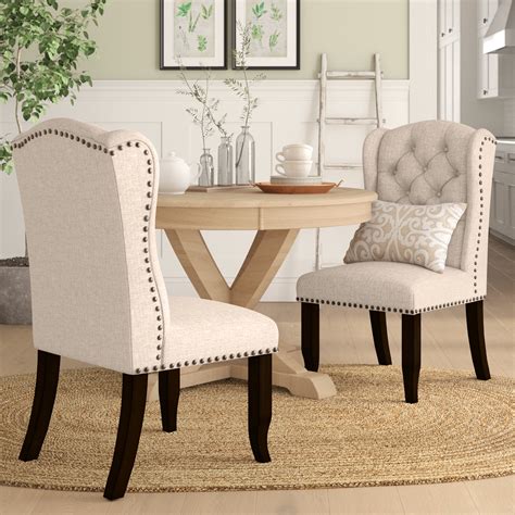 Shop wayfair for all the best nailhead dining chairs. Gray Dining Chairs With Nailheads / Chita Faux Leather ...